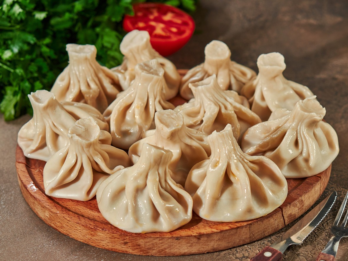 СЕТ Хинкали отварные с говядиной и свининой, 10 шт