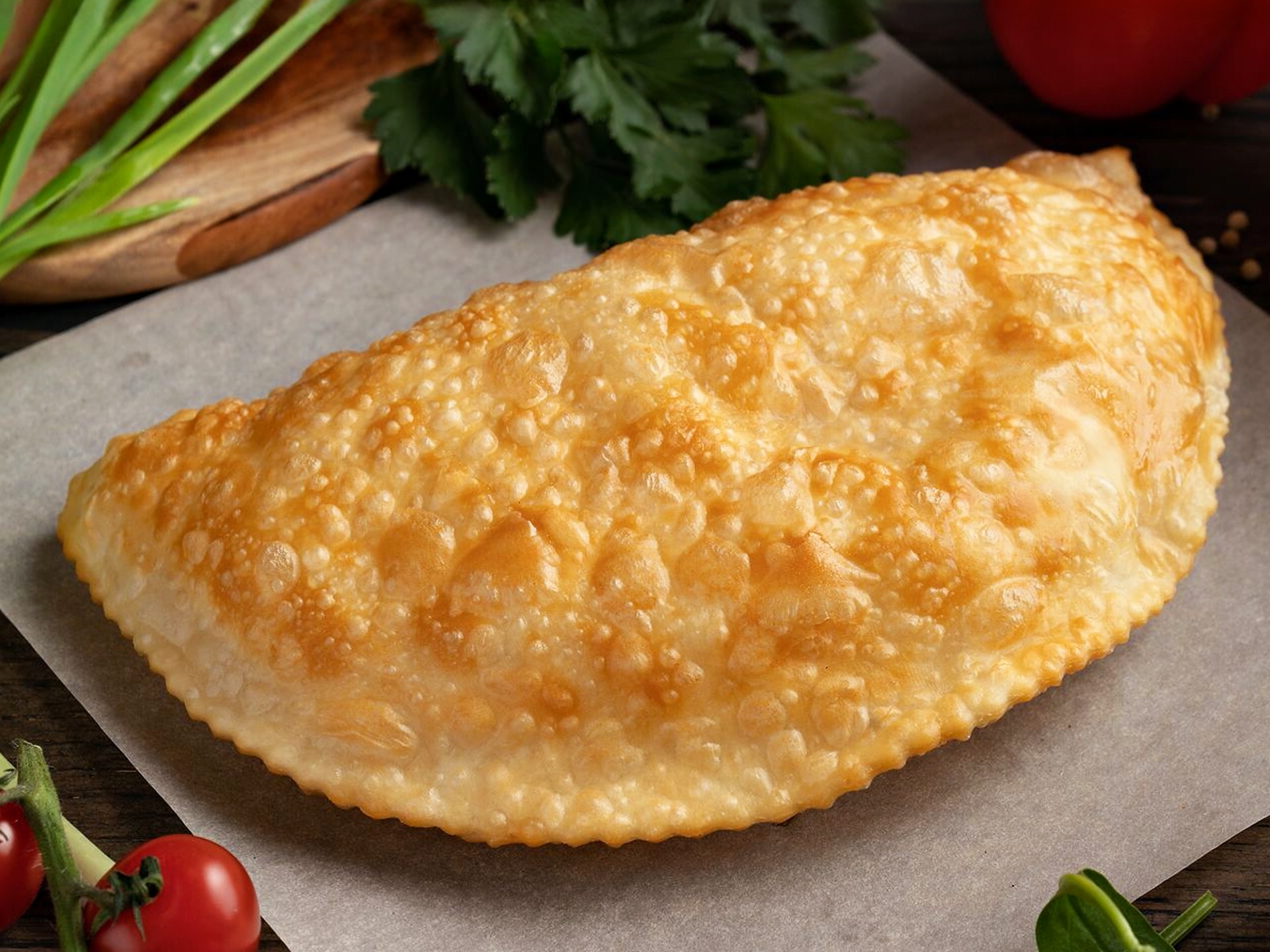 Чебурек с бараниной