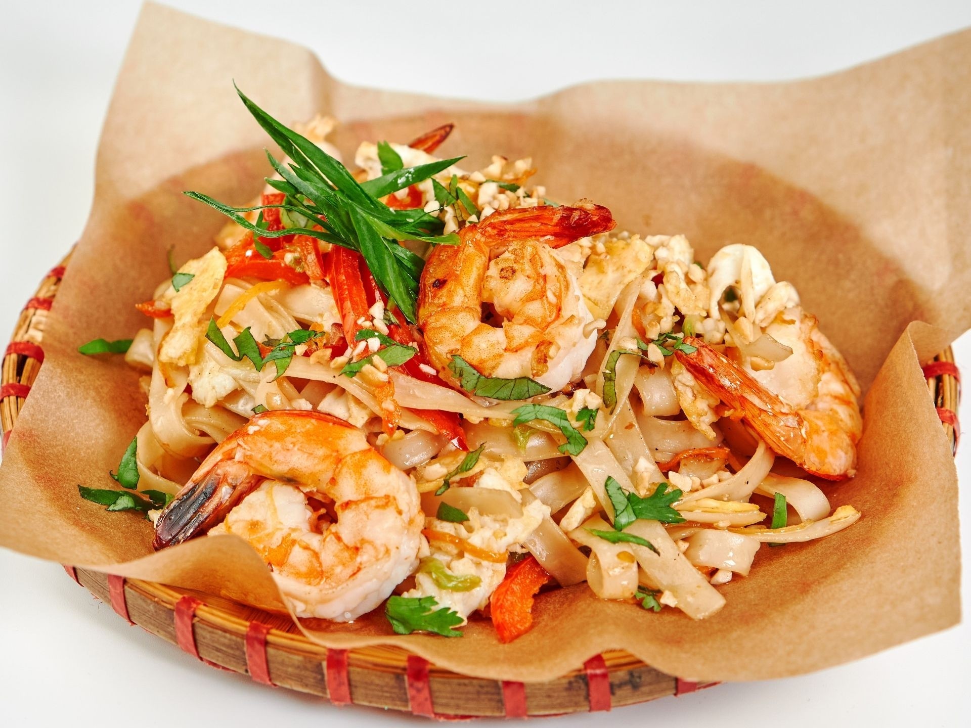 Пад Тай с креветками 