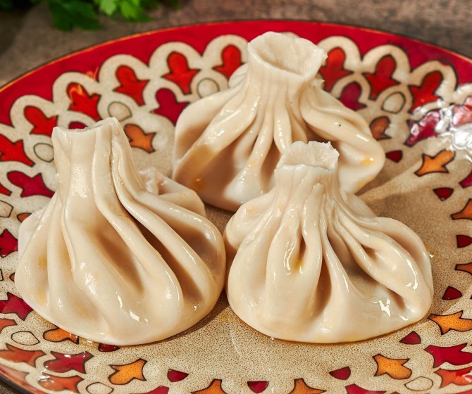 Хинкали отварные с бараниной, 3 шт