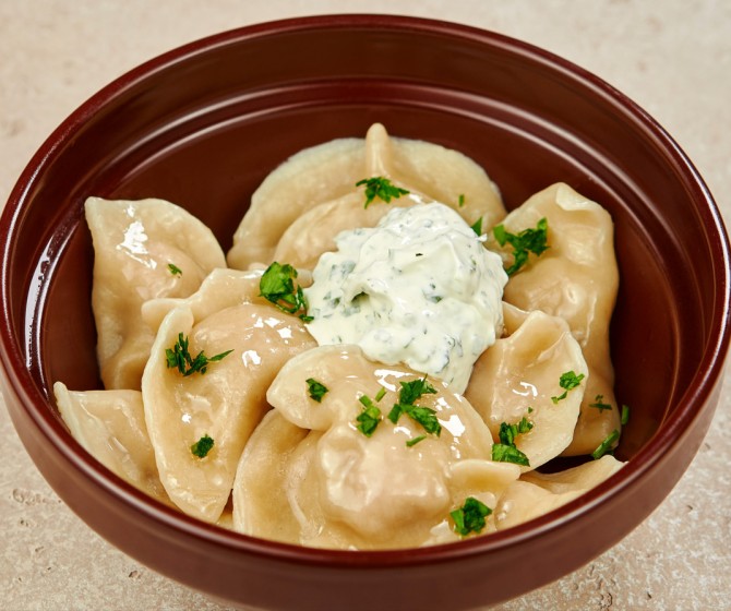 Пельмени с бараниной и сметаной XL