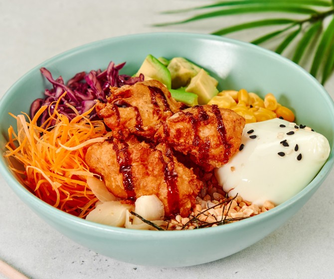 Поке с курицей терияки STANDART