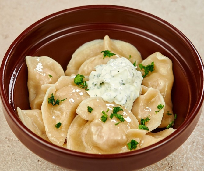 Пельмени с бараниной и сметаной XL