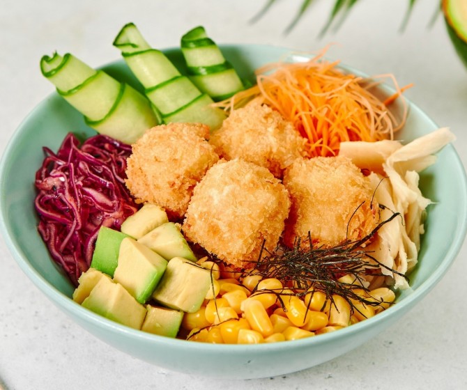 Поке с жареным тофу BIG