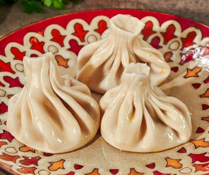 Хинкали отварные с бараниной 3 шт.