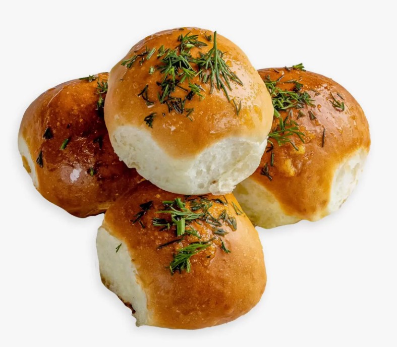 Пампушки с чесноком