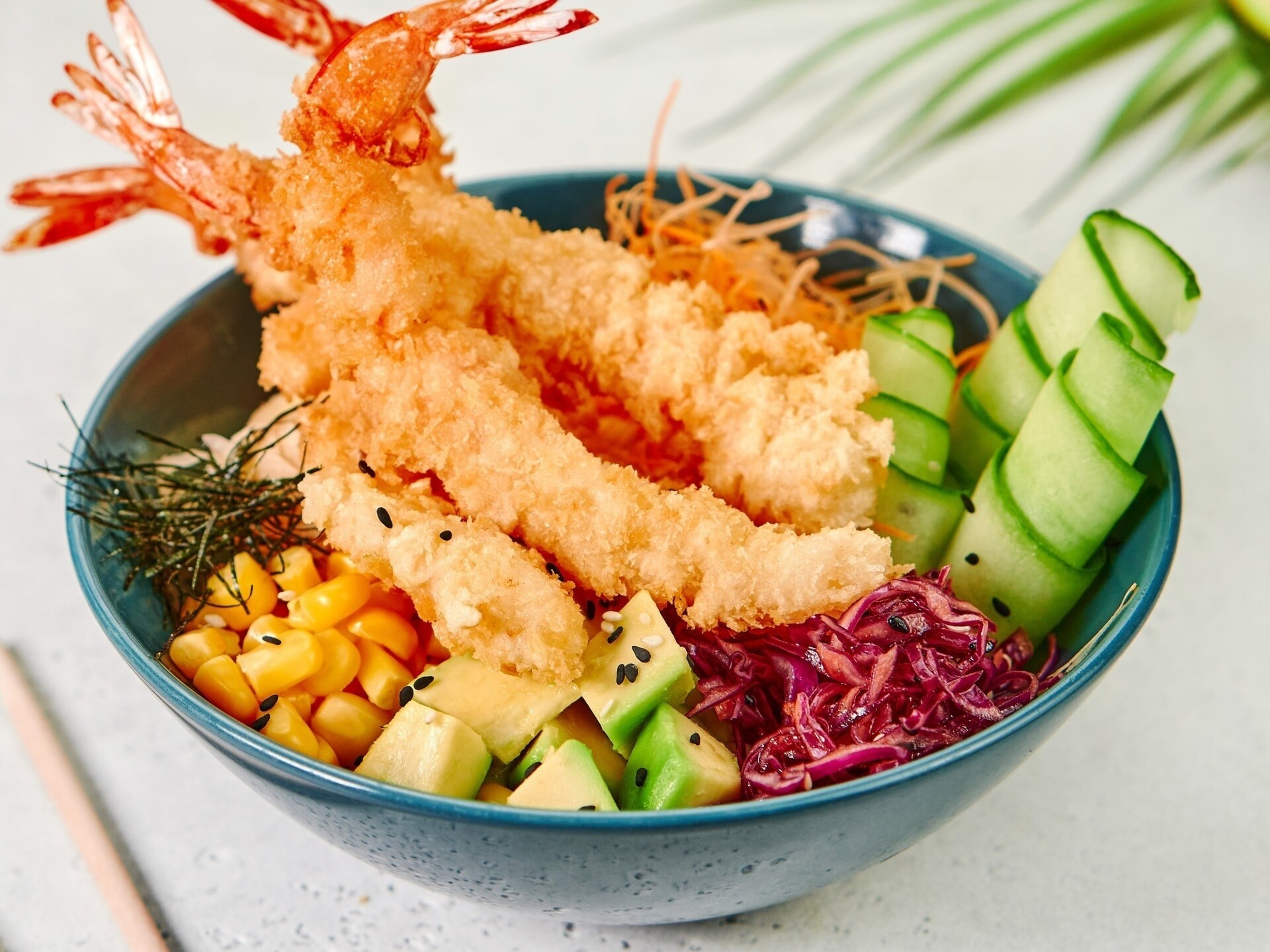 Поке с креветками панко BIG