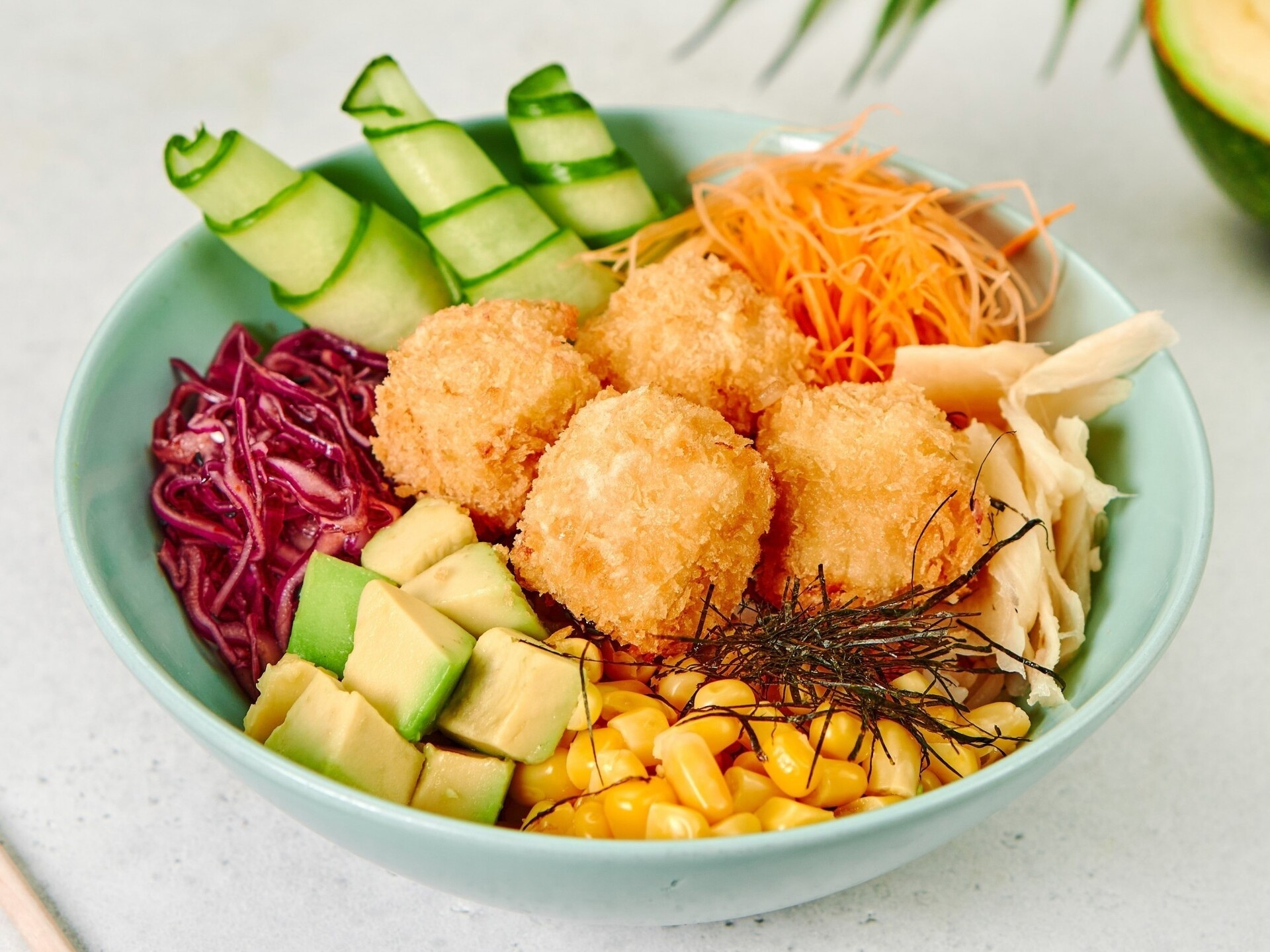 Поке с жареным тофу BIG