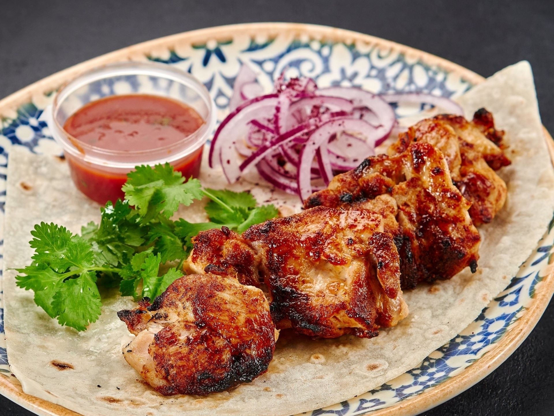 Шашлык из куриного бедра